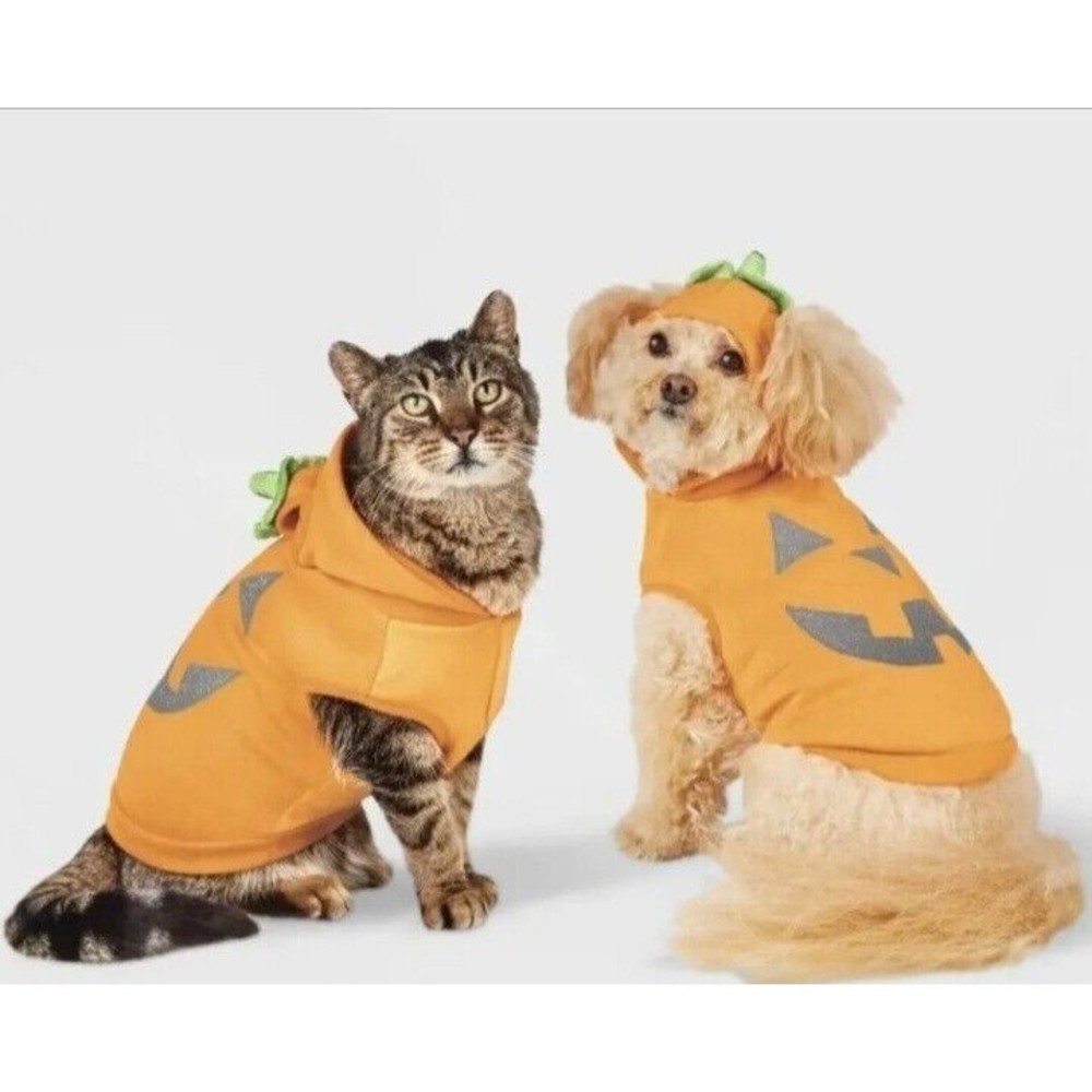 Hyde‎ and Eek Pet REFLECTIVE JACK-O'-LANTERN Costume Size X-Small New with Tags